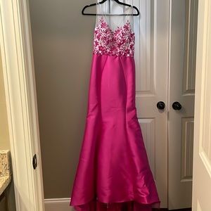 Pink prom dress